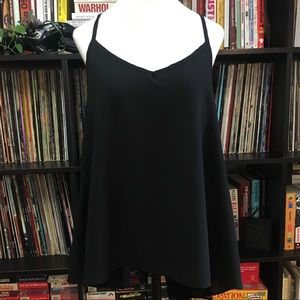 Minimalist black tank top
